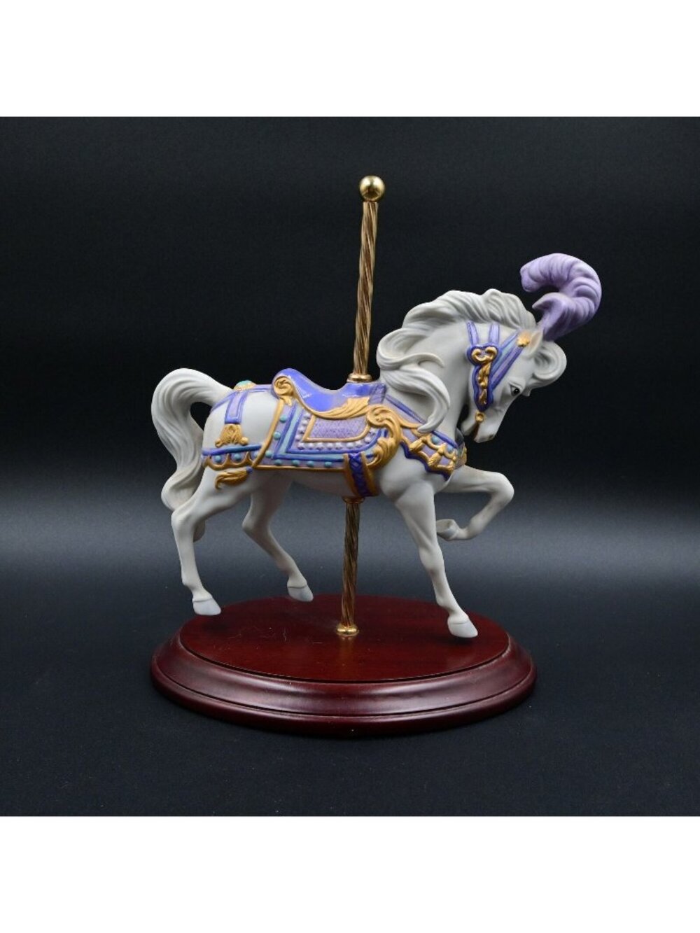 The Franklin Mint Carousel Majesty Figure Vintage 1989